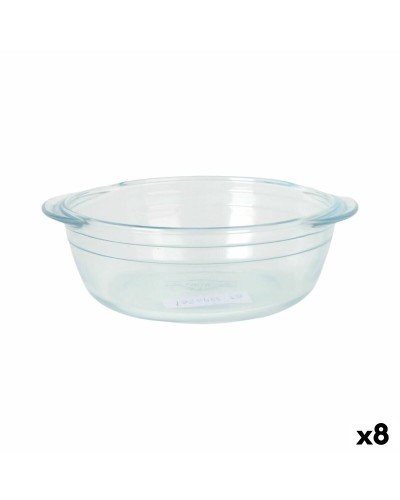 Serveerschaal Quttin Quttin Glas 2,3 L 26 cm (8 Stuks)