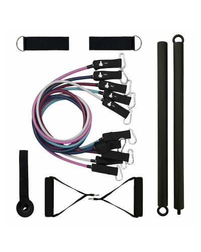 Workout System with Resistance Bands and Exercise Guide Fitpaddy