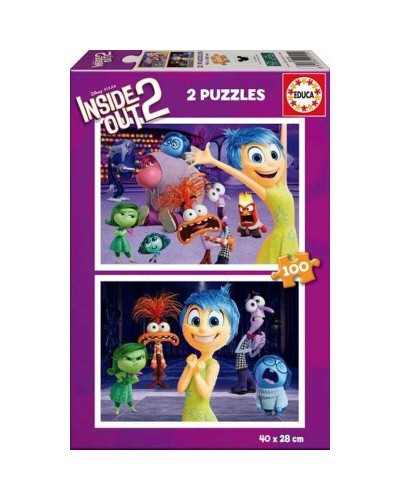 Puzzle Educa Inside Out 2 2 x 100 Pezzi