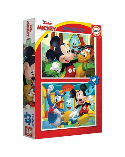 Pussel Educa Mickey Mouse Fun House 2 x 48