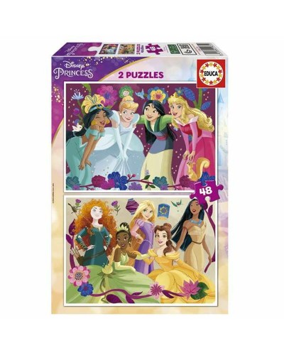 Puzzel Educa Disney Princess 2 x 48