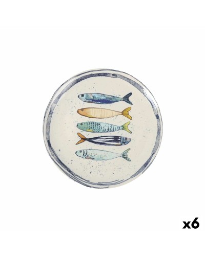 Flat Plate La Mediterránea Peixe Ø 26 cm (6 Units)