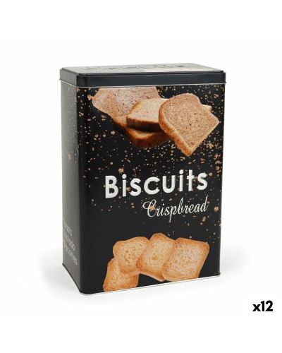Barattolo in Metallo Quttin BISCUITS (12 Unità)