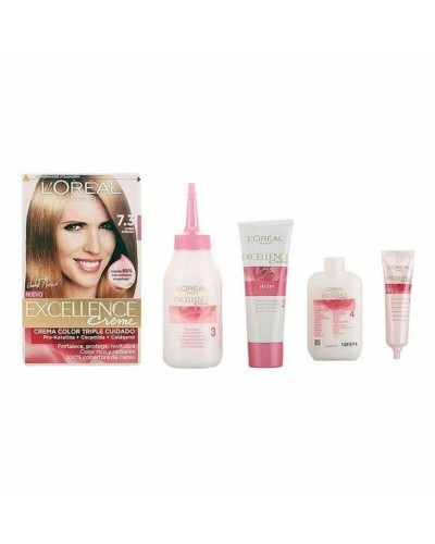 Pysyvä väriaine Excellence L'Oreal Make Up Excellence Kullanvaalea Nº 9.0-rubio muy claro Nº 8.0-rubio claro 192 ml