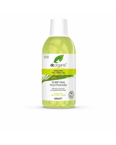 Colluttorio Tea Tree Dr.Organic Bioactive Organic Olio dell'albero del tè 500 ml