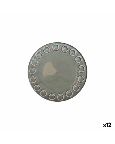 Assiette plate La Mediterránea Almudena Gris (12 Unités)