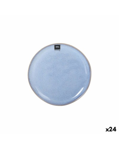 Plato Llano La Mediterránea Macarella blue Ø 20,5 cm (24 Unidades)