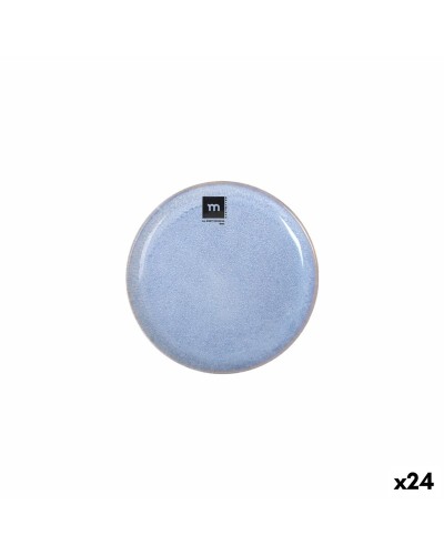 Plato Llano La Mediterránea Macarella blue Ø 16 cm (24 Unidades)