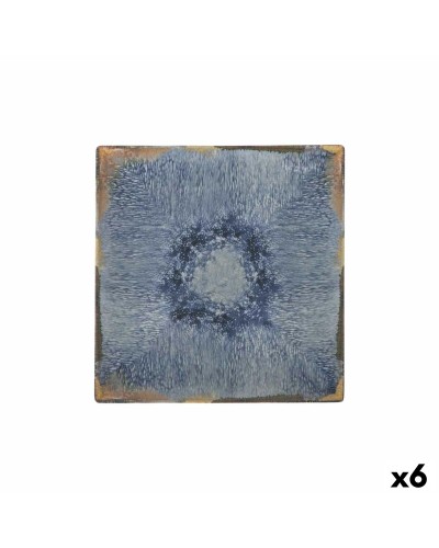 Assiette plate La Mediterránea Aelia 24 x 24 x 2 cm (6 Unités)