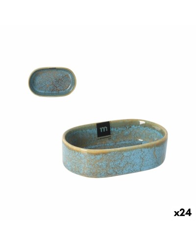 Plat à Gratin La Mediterránea Scratch blue 13 x 8 x 4 cm (24 Unités)