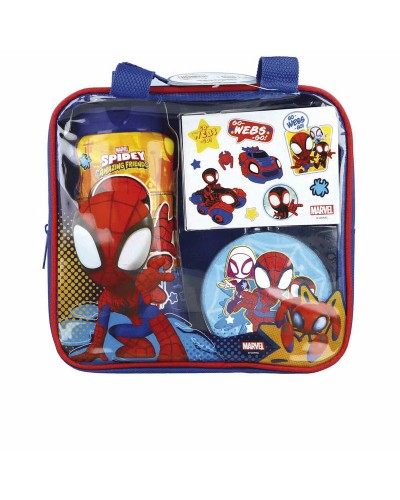 Set da Bagno da Viaggio per Bambini Spidey 4 Pezzi