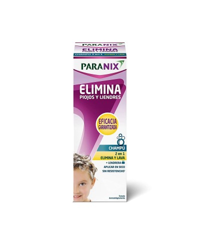 Anti-loop Shampoo Paranix Elimina Piojos Y Liendres Champú Lote 2 i 1 200 ml 2 Delar