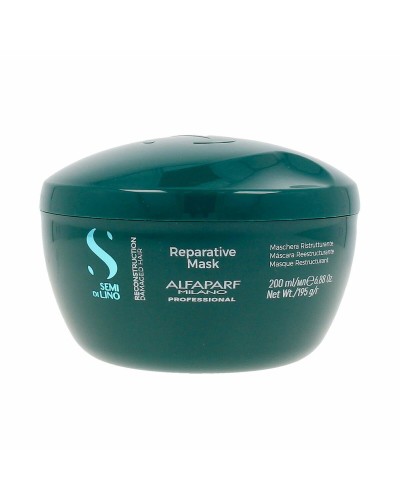 Masque pour cheveux Alfaparf Milano SEMI DI LINO 200 ml