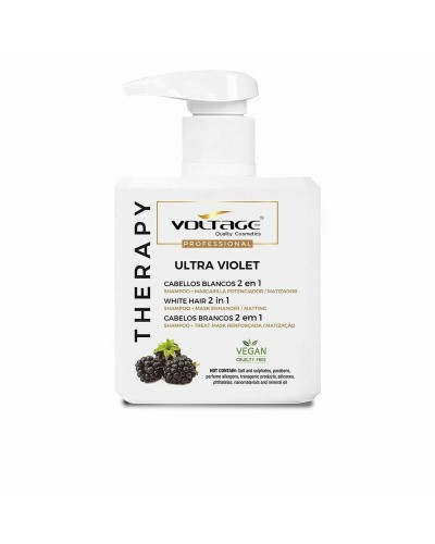 Shampoo for Blonde or Graying Hair Voltage Therapy Ultra Violet 2-in-1 500 ml