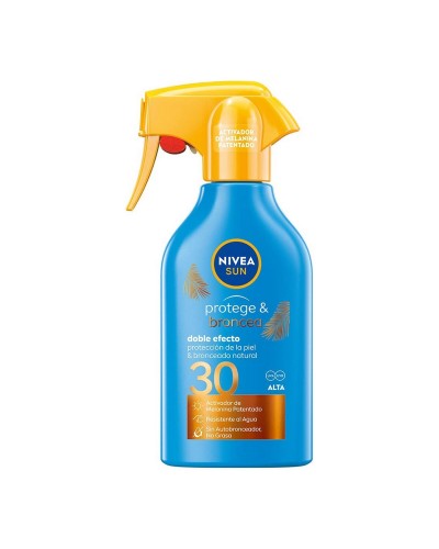 Spray Protector Solar Nivea Sun Bronceador 270 ml Spf 30