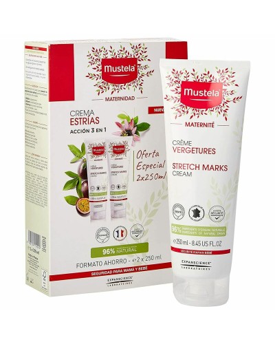 Anti-Striae Crème Mustela 48623 3 in 1 250 ml (2 x 250 ml)