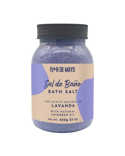 Sels de bain Flor de Mayo Sal De Baño 650 g Lavande