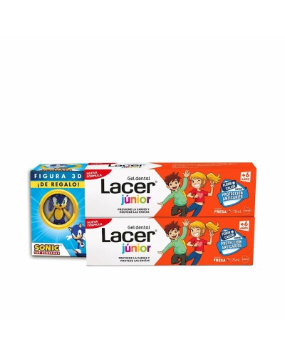 Dentifrice Lacer Junior 75 ml Fraise 2 Unités