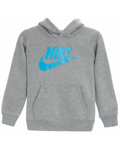 Kindersweater zonder Capuchon Nike Metallic HBR Gifting Grijs