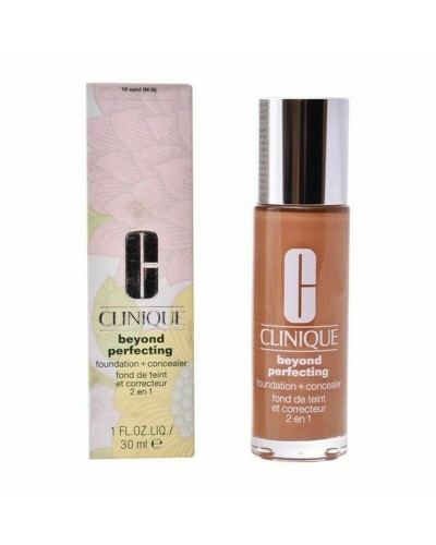 Vloeibare Foundation Clinique Beyond Perfecting Gezichts Corrector Nº 18 Sand 30 ml