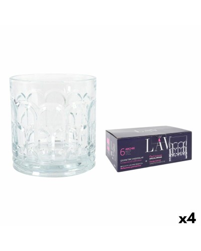 Set of glasses LAV Archie 0,37 L 6 Pieces (4 Units)