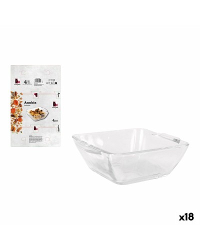 Tilltuggsset Arcoglass Anubis Glas 10,6 x 9 x 3,5 cm 4 Delar (18 antal)