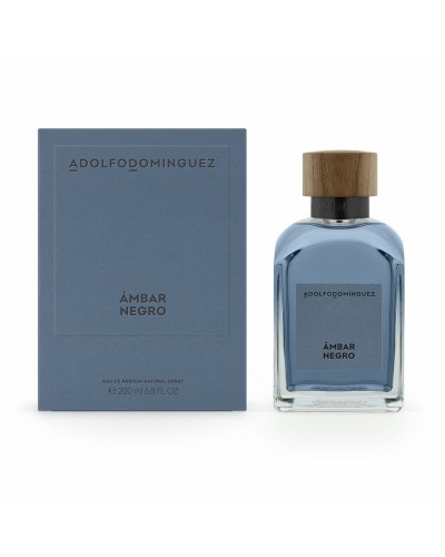 Men's Perfume Adolfo Dominguez AMBAR NEGRO 200 ml
