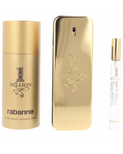 Men's Perfume Set Paco Rabanne 1 MILLION 3 Pieces