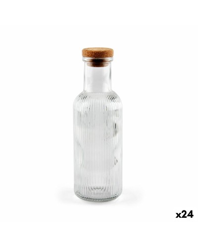 Glass Bottle La Mediterránea Glass 1 L (24 Units)