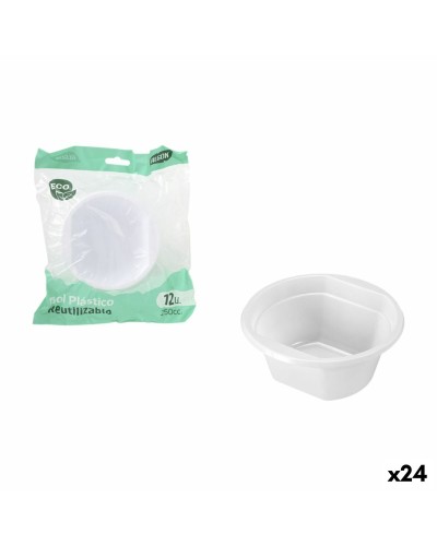 Tilltuggsset Algon Plast 250 ml 12 x 12 x 5 cm 12 Delar (24 antal)