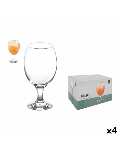 Set di Bicchieri La Mediterránea MUSKI 0,4 l 6 Pezzi (4 Unità)