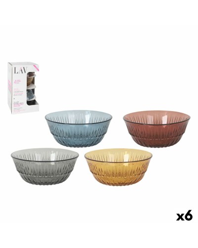 Ciotola per Aperitivi LAV Alinda 345 ml 12,3 x 5,1 cm 4 Pezzi (6 Unità)