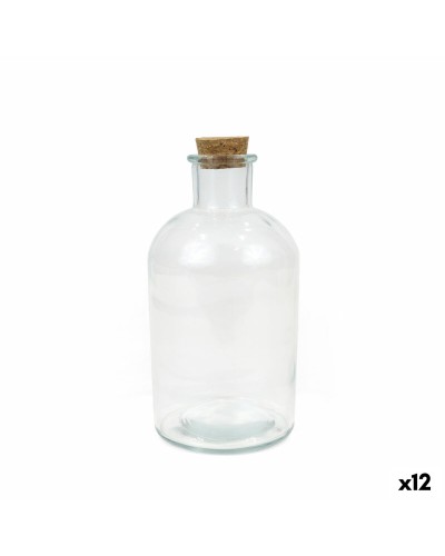 Glazen fles La Mediterránea 1 L (12 Stuks)