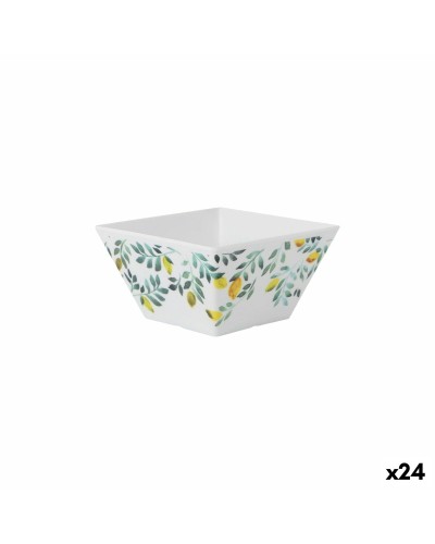 Ciotola per Aperitivi La Mediterránea Limone 13 x 13 x 7 cm (24 Unità)