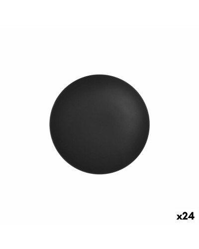 Assiette creuse La Mediterránea Noir 21 x 5,3 cm (24 Unités)