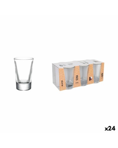 Set of Shot Glasses La Mediterránea Sena 6 Pieces (24 Units)