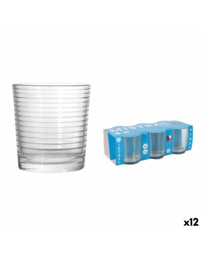 Set di Bicchieri La Mediterránea Mistral rings 6 Pezzi (12 Unità)