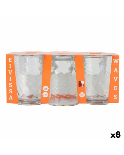 Set di Bicchieri La Mediterránea Waves 6 Pezzi (8 Unità)