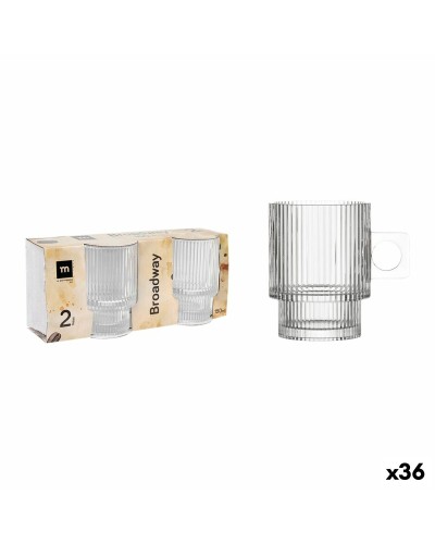 Lot de tasses La Mediterránea Broadway 2 Pièces (36 Unités)