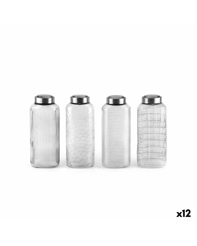 Glas-Flasche La Mediterránea Glas Stahl 1,3 L (12 Stück)