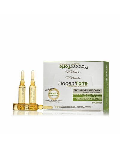 Ampoules antichute de cheveux SesioMWorld PLACENT FORTE (36 Unités)