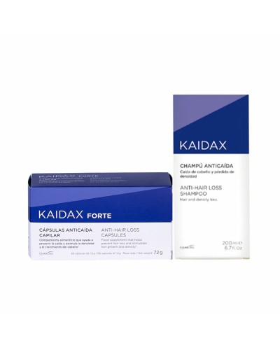 Anti-Haarverlies Kuur Topicrem KAIDAX 2 Onderdelen