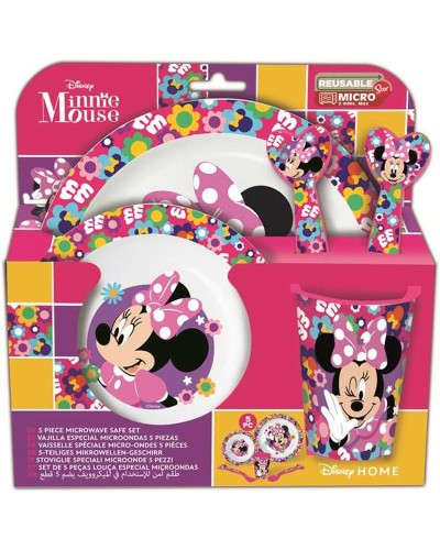 Set de vajilla infantil Minnie Mouse Minnie Bold Florals 5 Piezas