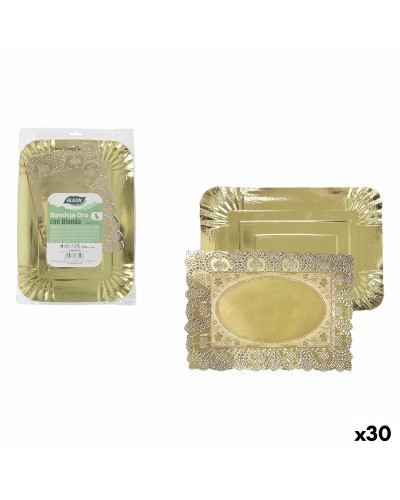 Bandeja de Aperitivos Algon Rectangular 26 x 35 cm (30 unidades)