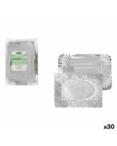 Snackdienblad Algon Rechthoekig 25 x 35 cm (30 Stuks)