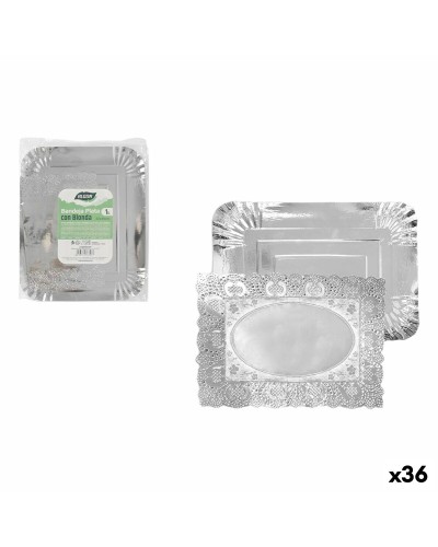 Snacksbricka Algon Rektangulär 32 x 39 cm (36 antal)