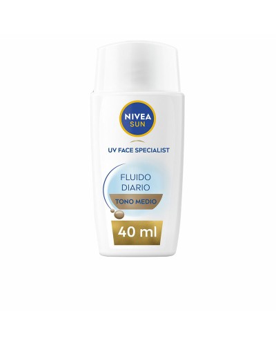 Facial Sun Cream Nivea SUN FACIAL Medium Tone Spf 50 40 ml