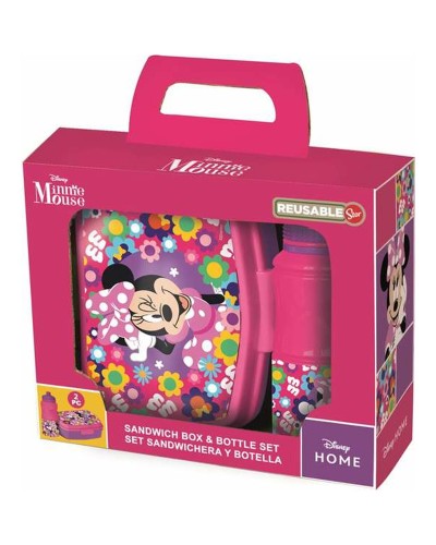 Picnic Holder and Bottle Included Minnie Mouse Bold Florals