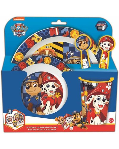 Kinder Geschirrset The Paw Patrol Boy Rescue Pups 5 Stücke