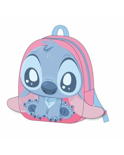 School Bag Stitch Pink 18 x 22 x 4 cm